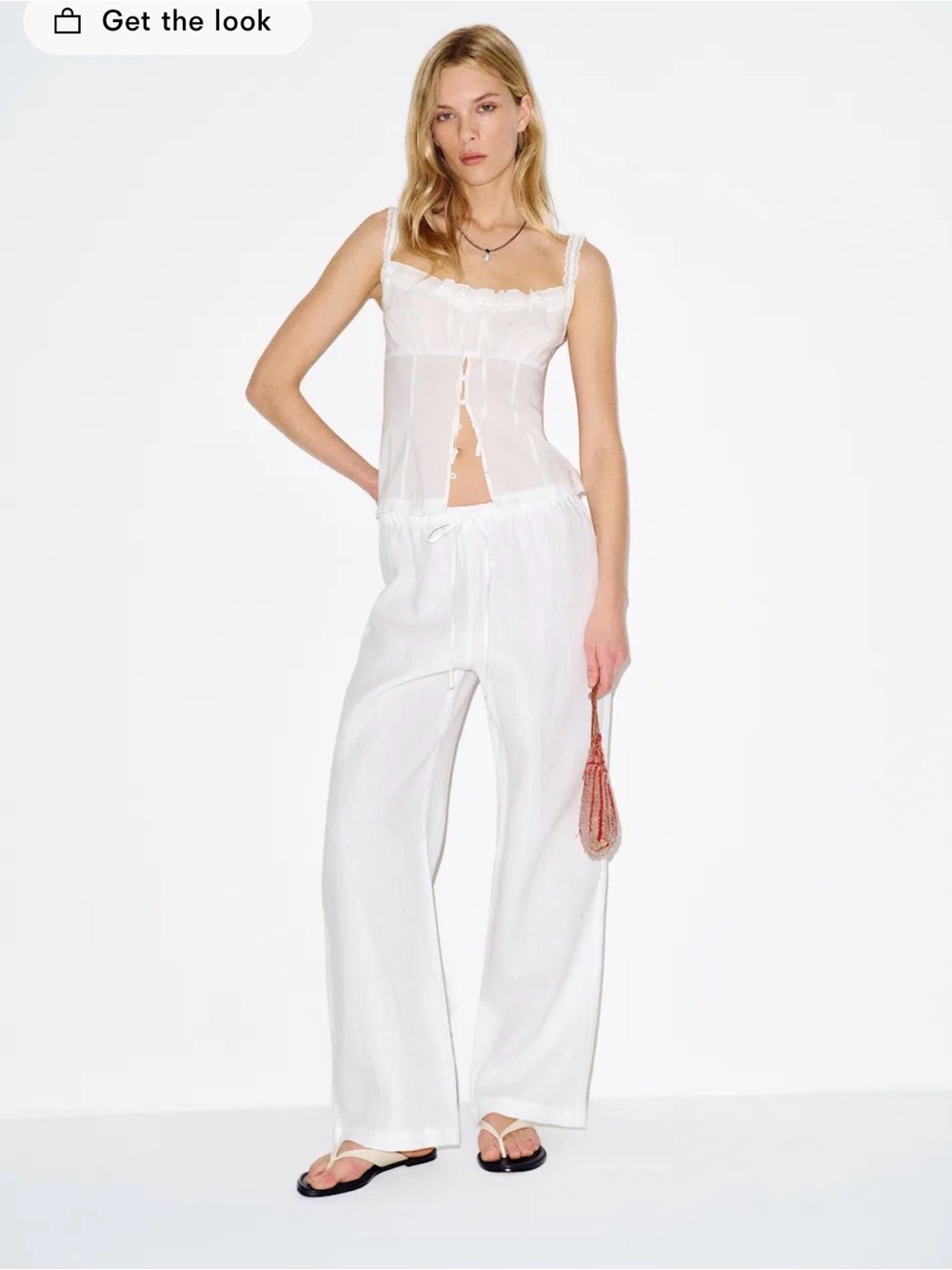 Reformation Olina Linen Pants
